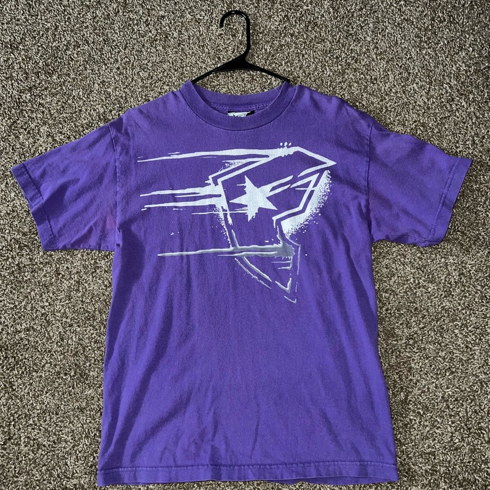 Fallen Vintage OG Vibrant Purple White T Shirt